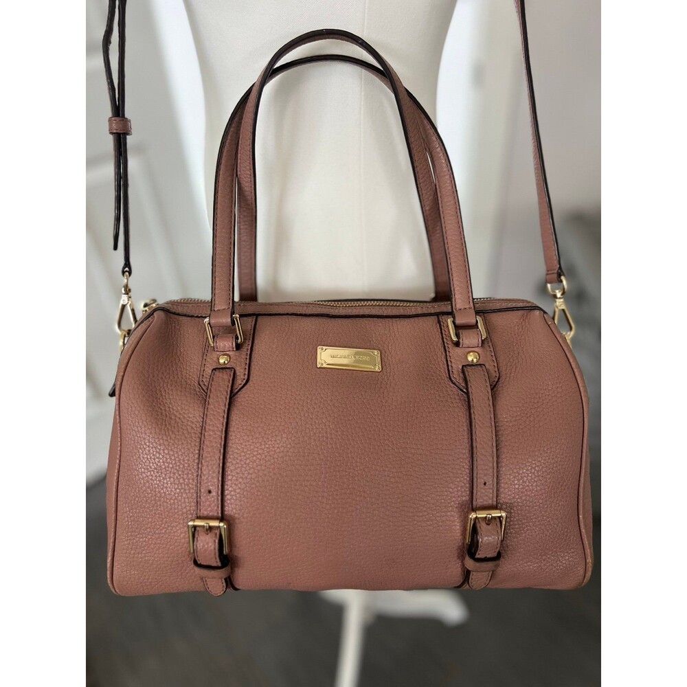 Michael Kors Medium Bedford Dusty Mauve Top Handle Crossbody Bag #306